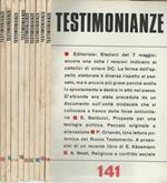 Testimonianze Anno XV- annata completa