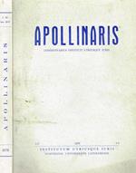 Apollinaris. Commentarius Instituti Utriusque Iuris. Anno LII n.3-4