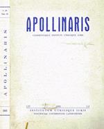Apollinaris. Commentarius Instituti Utriusque Iuris. Anno LIV n.1-2