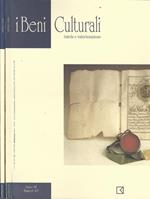 I Beni Culturali. Tutela e valorizzazione. Rivista bimestrale a carattere scientifico-divulgativo. Anno III, Numeri 4-5-6