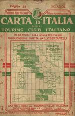 Carta d'Italia. Foglio 54 Sciacca