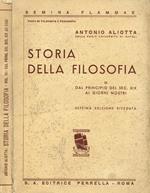 Storia della filosofia vol.III. Dal principio del sec.XIX ai giorni nostri