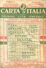 Carta d'Italia. Foglio 41 Salerno