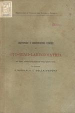 Statistiche e considerazioni cliniche di oto-rino-laringoiatria su 4393 ammalati curati nell'anno 1894
