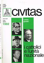 Civitas. Rivista bimestrale di studi politici. Anno XLIII n.4. I cattolici e l'unità nazionale