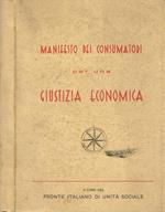 Manifesto dei consumatori per una giustizia economica