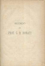 Ricordo del Prof. G. B. Donati