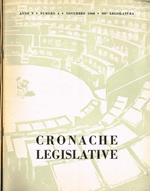 Cronache legislative. Anno V n.4-5 III legislatura