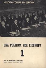 Una politica per l' Europa Anno II n. 1