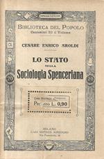 Lo Stato nella Sociologia Spenceriana