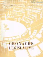 Cronache legislative. Anno IV n.5 III legislatura