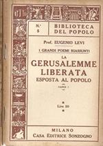 La Gerusalemme Liberata esposta al popolo. Parte I e II