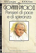 Pensieri di pace e di speranza