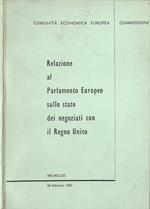 Relazione al parlamento Europeo sullo stato dei negoziati con il Regno Unito