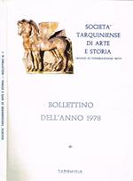 Società tarquiniense di arte e storia (anno di fondazione 1917). Bollettino dell'anno 1978