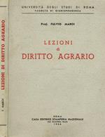 Lezioni di diritto agrario