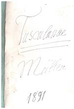 Tusculanarum Disputationum. Libri quinque