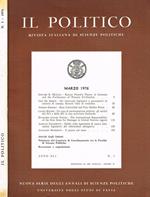 Il Politico. Rivista italiana di scienze politiche nuova serie anno XLI n.1
