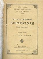 De oratore liber secundus