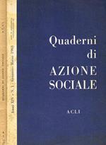 Quaderni di azione sociale. Rivista trimestrale anno XVI n.1