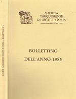 Società tarquiniense di arte storia (anno di fondazione 1917). Bollettino dell'anno 1985. Supplemento n.14 alle Fonti di Storia Cornetana