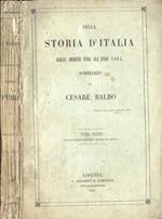 Della storia d' Italia. dalle origini fino all' anno 1814