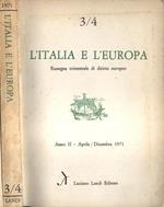 L' Italia e l' Europa Anno II n. 3. 4