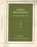 Terzo Programma Numero 2 1962. Quaderni Trimestrali