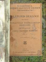 Platonis dialogi secundum Thrasylli Tetralogias dispositi vol.V