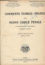 Commento teorico-pratico del nuovo codice penale Vol I-parte prima