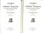 Storia dei popoli italiani – Parte II e III. dall’anno 300 dell’era volgare sino all’anno 1789