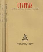 Civitas. Rivista mensile di studi politici anno XXII n.1 2/3 4 5