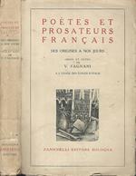 Poetes et prosateurs francais des origines a nos jours