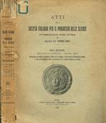 Atti della Società Italiana per il Progresso delle Scienze. Nona riunione. Milano e Torino 1917