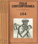 Italia contemporanea n.154 155 156 157