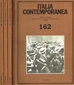 Italia contemporanea n.162 163 164 165