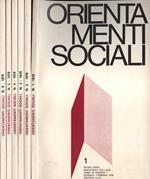 Orientamenti sociali Anno 34 n. 1. 2. 3. 4. 5. 6. Bimestrale dell' Icas