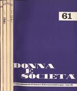 Donna e società Anno 1982 n. 61. 62. 63. 64. Rivista trimestrale di ricerca e di documentazione