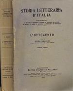 Storia Letteraria d'Italia (Parte Prima). L'Ottocento