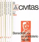 Civitas. Rivista bimestrale di studi politici fondata nel 1919 da Filippo Meda. Anno XLII