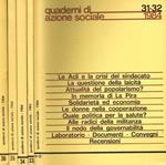 Quaderni di azione sociale. Rivista delle ACLI anno XXXIII