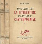 Histoire de la litterature francaise contemporaine