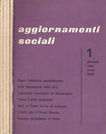 Aggiornamenti sociali Anno XXIII-1, 2, 3, 4