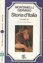 Storia d'Italia Vol XVI. L'età della controriforma