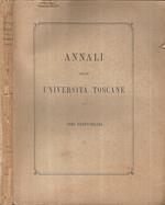 Annali delle Università Toscane Vol XXXI