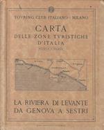 Carta delle zone turistiche d'Italia. La Riviera di Levante da Genova a Sestri