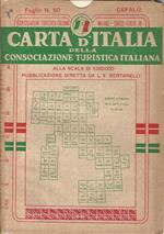 Carta d'Italia. Foglio 50. Cefalù