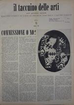 Il taccuino delle arti del 1957- 1958 ( dal n°15 al n°37). Arte persona società