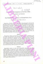 Geochemical Investigations on the Isle of Elba. I. Sepentinites and Andesites. II. Age Dating of Central and Western Elba Granites. A Comparison