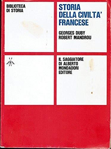 Storia della civiltà francese - Georges Duby - copertina